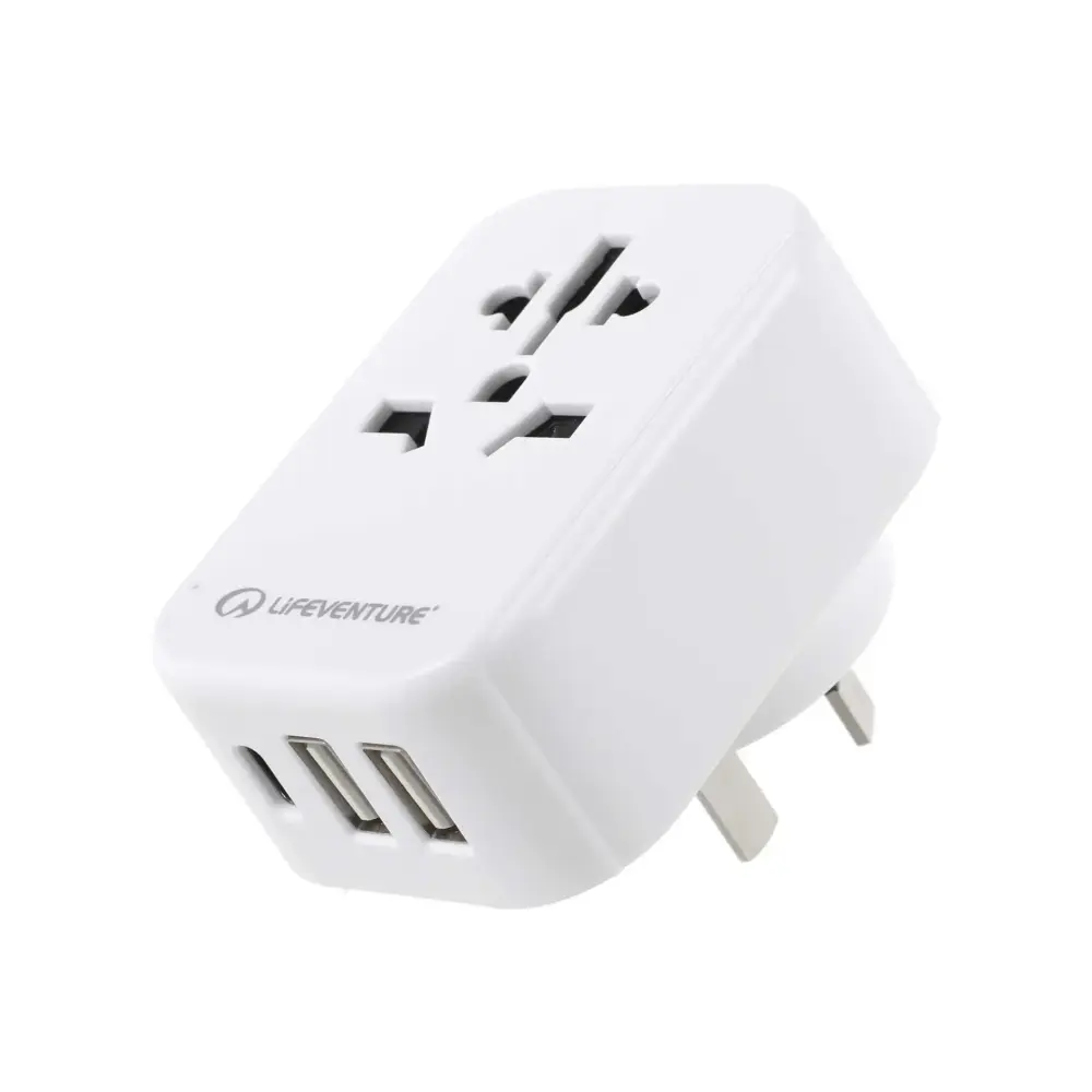 Lifeventure USB Travel Adapter