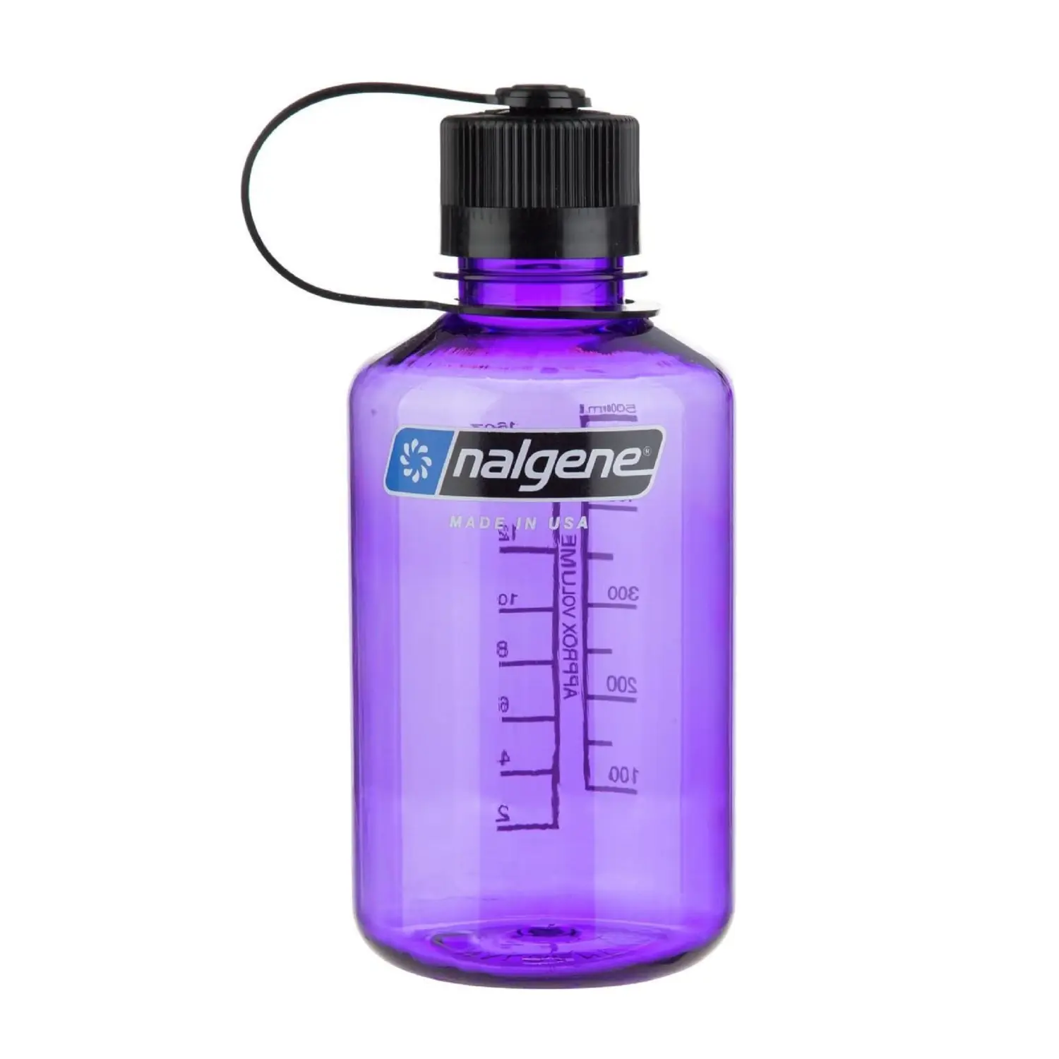 purple w/black cap - Nalgene 16oz Narrow Mouth Sustain