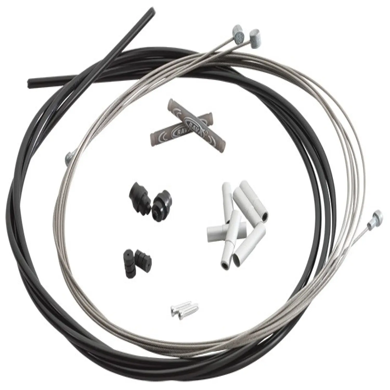 black - RavX BRAKE CABLE AND HOUSING KIT
