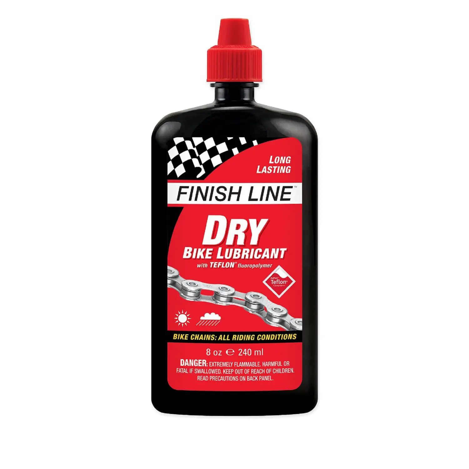 8 oz - Finish Line Dry Lube (Teflon Plus)