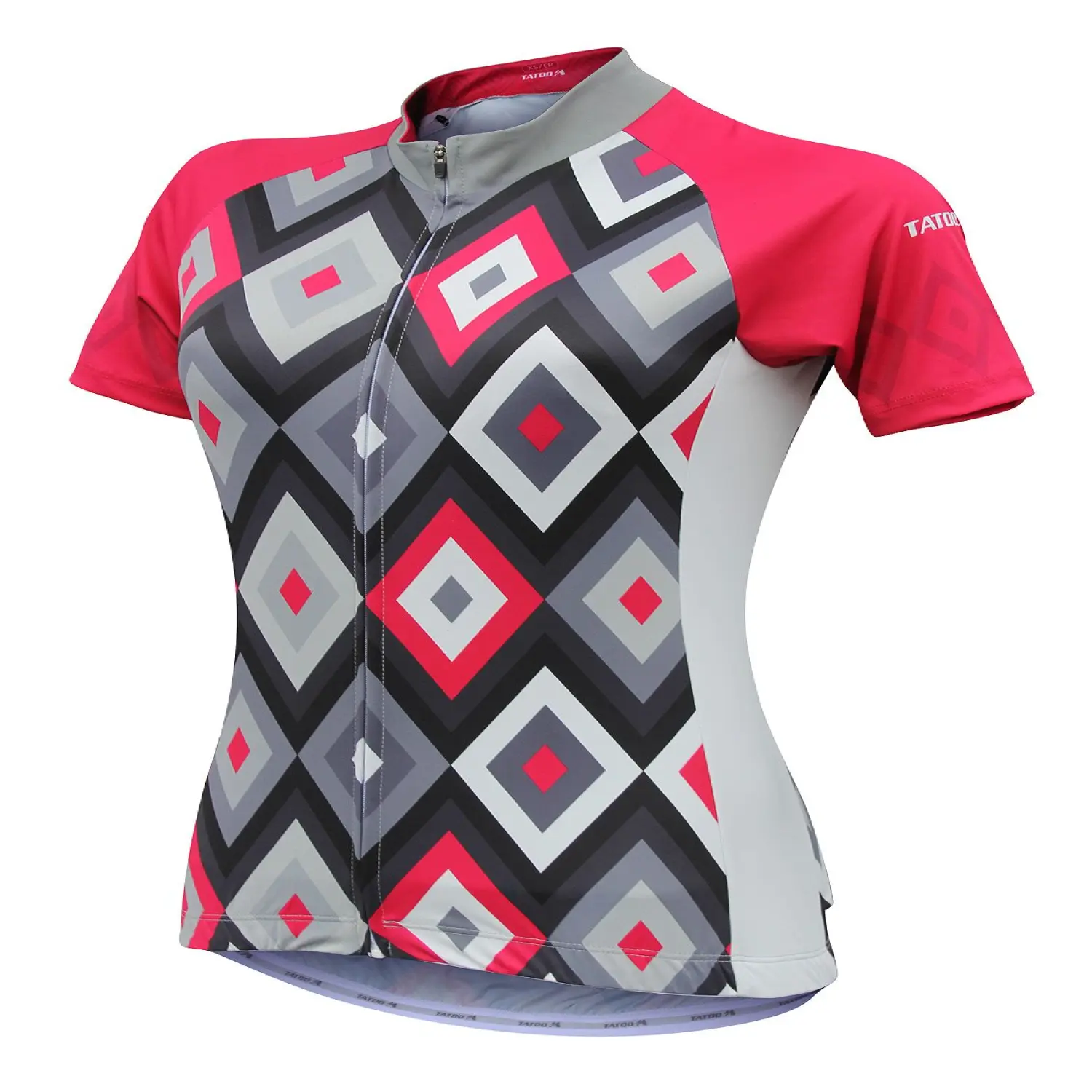 rojo - Tatoo Jersey MC Mujer Rombos